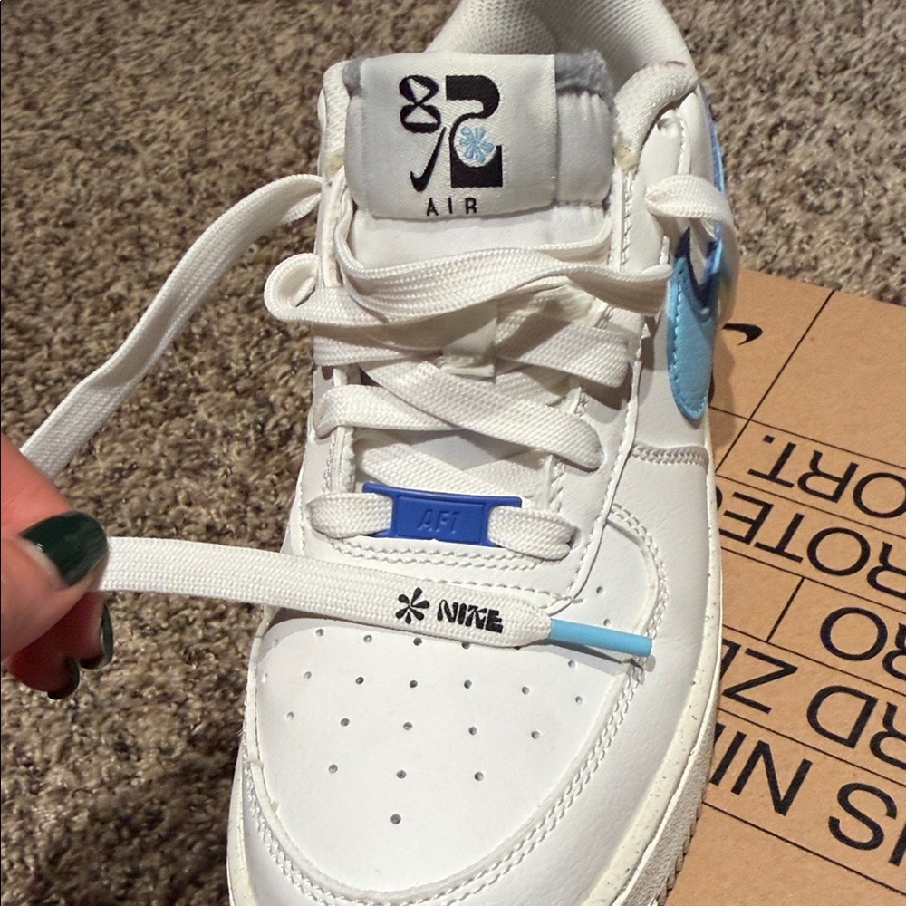 Blue Swooshes Mark The Nike Air Force 1’s Second ’82-Themed Colorway - Picture 13 of 15